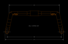Load image into Gallery viewer, WX-R Carbon Narrow Road Bar BRC1.0