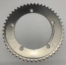 Load image into Gallery viewer, track bike chain rings, track chainrings, dsp, velo bike chain ring, carbon chainring, alloy chainring, 144bcd, 1/8 chainring, 7075alloy chainring, 144bcd chairnings, kappstein, raketa, Andel, bespoke, digirit, ridea.com, velodrome, cycling cyclist, Track chainring, elite track chain ring, Orbita, Orbita.com, track chainring, velodrome chainring, track chainring, ukraine made chainring, sprinter chain ring, flying 200m,  best chainring selection, custom chainring, track chainrings, velodrome, 144bcd,
