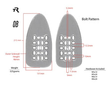 Load image into Gallery viewer, Tri Rig Arm Scoops OPEN Back Carbon Arm Cups
