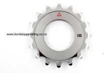 Load image into Gallery viewer, DSp, Dontstoppedalling.com, dontstoppedalling.co.nz, track sprockets, track cogs, 12t, 13t,14t,15t,16t,17t, training track sprocket, best value track sprocket, velobike, velo, velodrome sprocket, best selection tracksprockets, Trackie, track cyclist, velodromes, stainless steel track cog, cromoloy track sprocket,, raketa, raketa.com, raketa sprockets