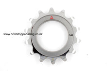 Load image into Gallery viewer, DSp, Dontstoppedalling.com, dontstoppedalling.co.nz, track sprockets, track cogs, 12t, 13t,14t,15t,16t,17t, training track sprocket, best value track sprocket, velobike, velo, velodrome sprocket, best selection tracksprockets, Trackie, track cyclist, velodromes, stainless steel track cog, cromoloy track sprocket,, raketa, raketa.com, raketa sprockets