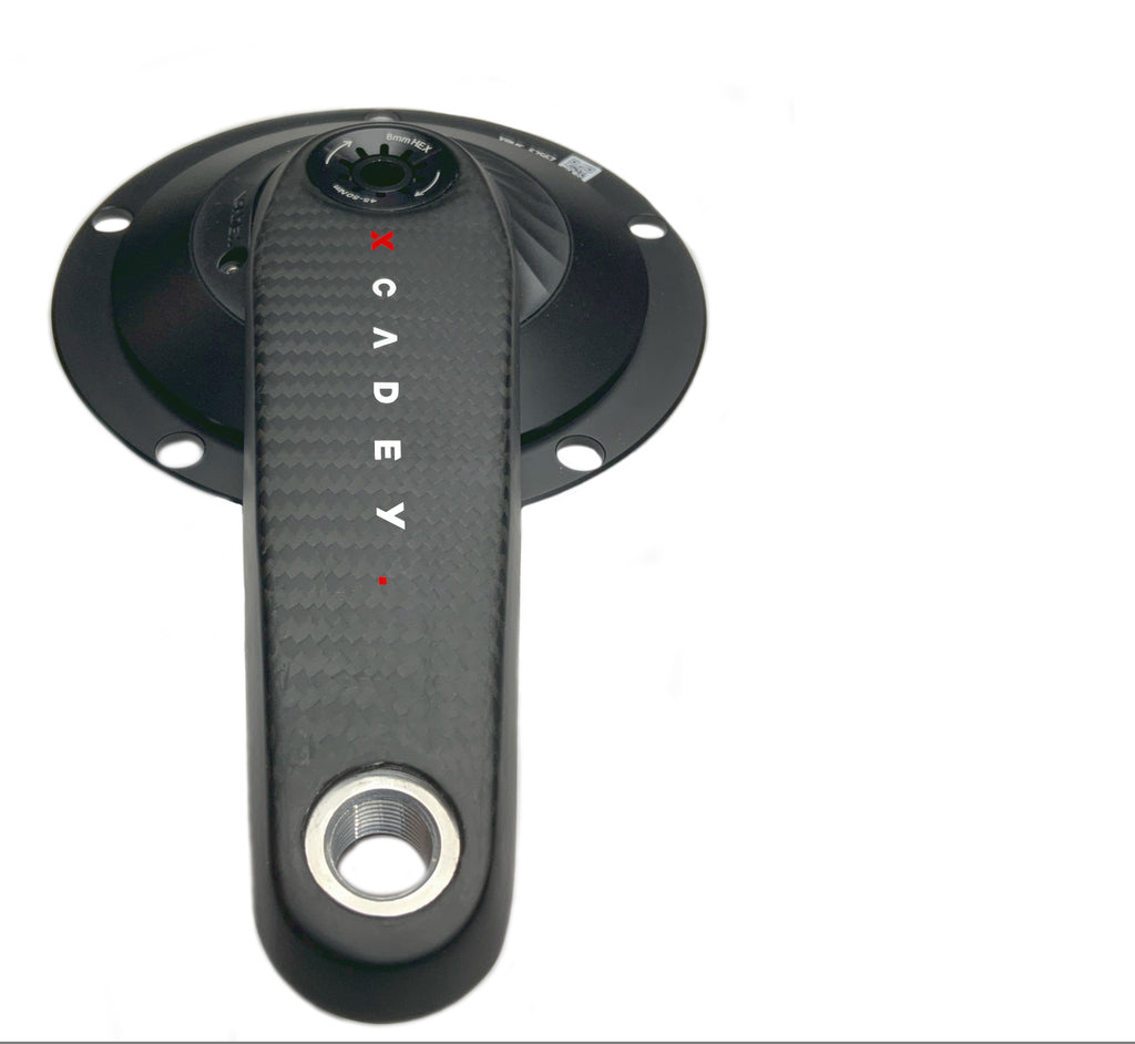 Xcadey VENTUS carbon cranks 144bcd power meter