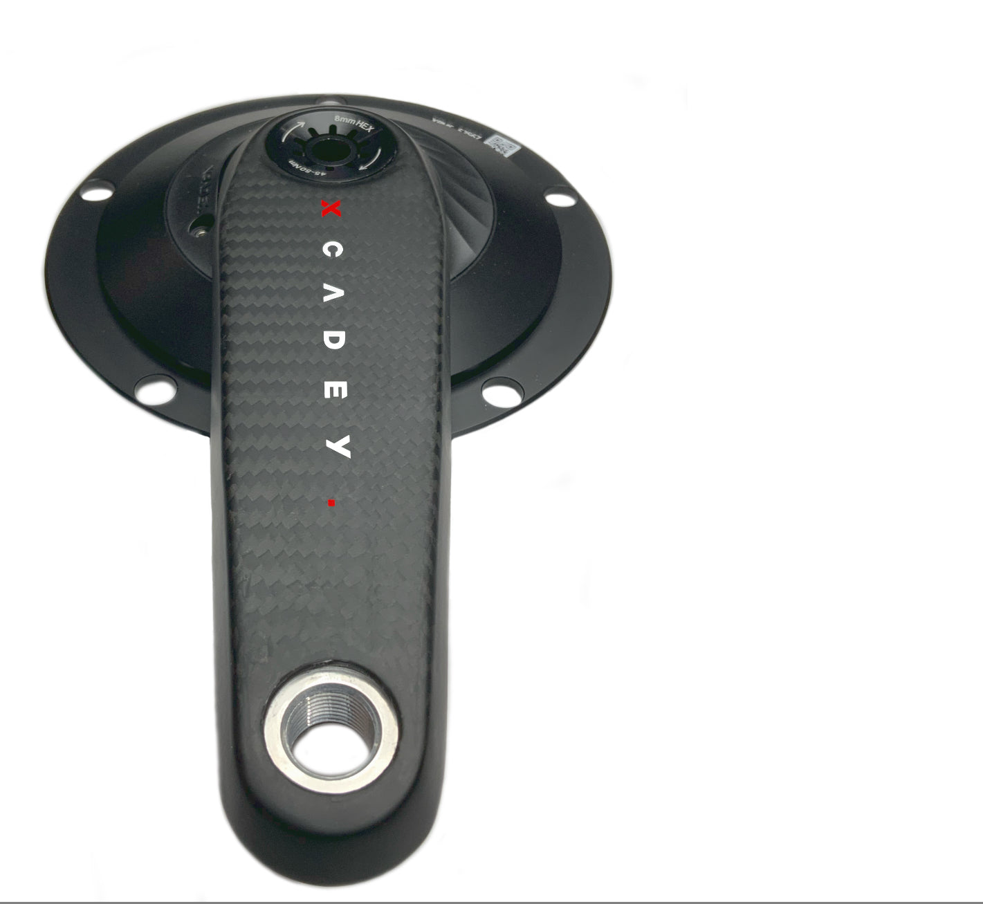 Xcadey VENTUS carbon cranks 144bcd power meter