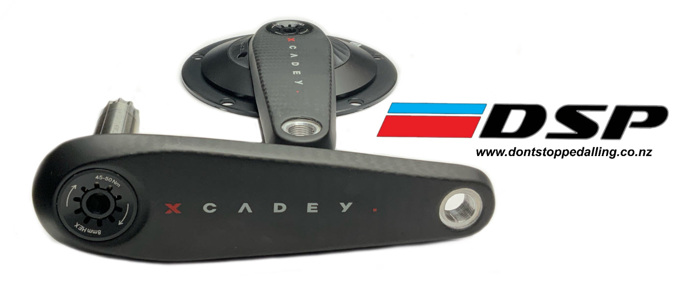Xcadey VENTUS carbon cranks 144bcd power meter