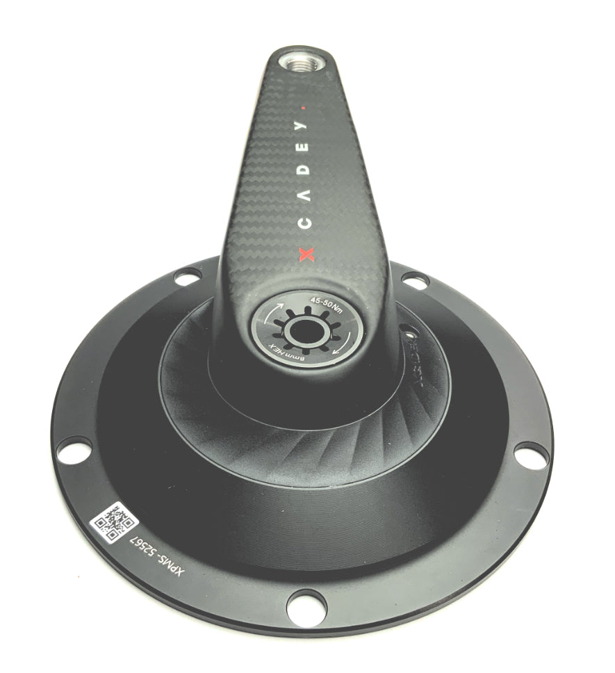 Xcadey VENTUS carbon cranks 144bcd power meter