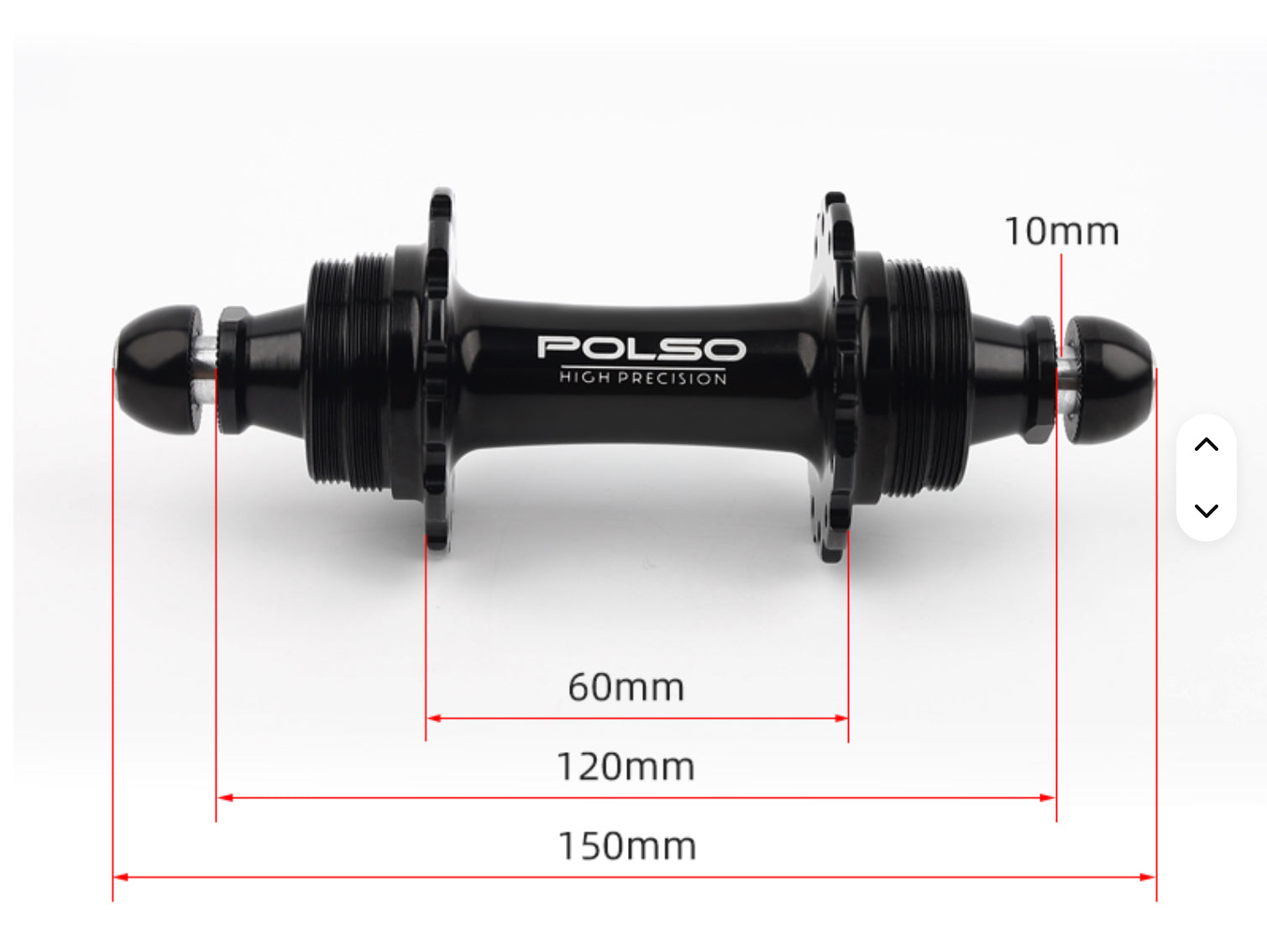 POLSO low flange track hubs