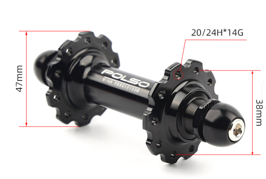 POLSO low flange track hubs