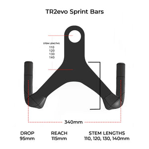 Handsling sprint bars integrated stem