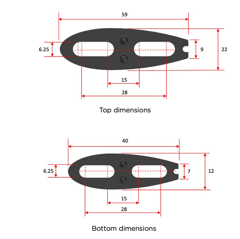 Fast tt Undersize Adapter Spacer