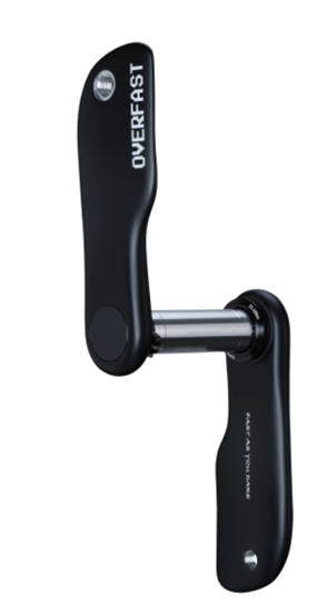 OVERFAST carbon track cranks with Xcadey gen2