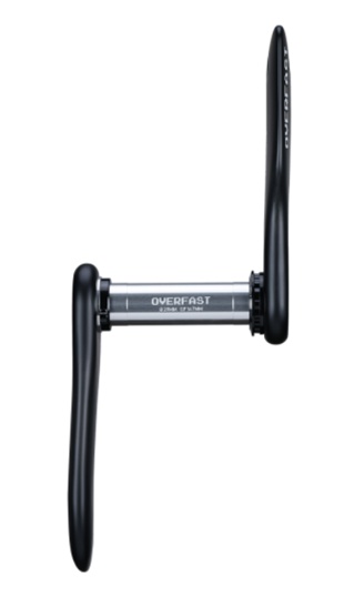 OVERFAST carbon track cranks with Xcadey gen2