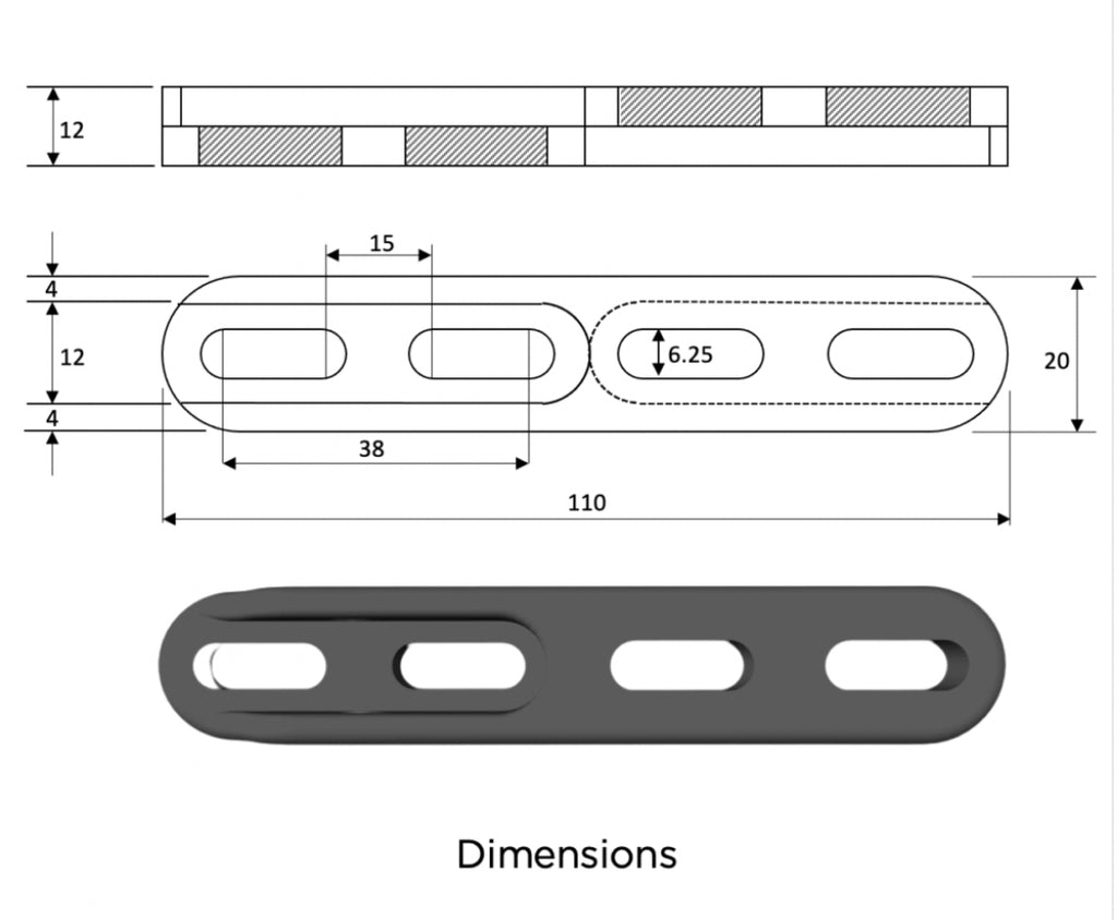 Fast TT Forward Extender Bracket