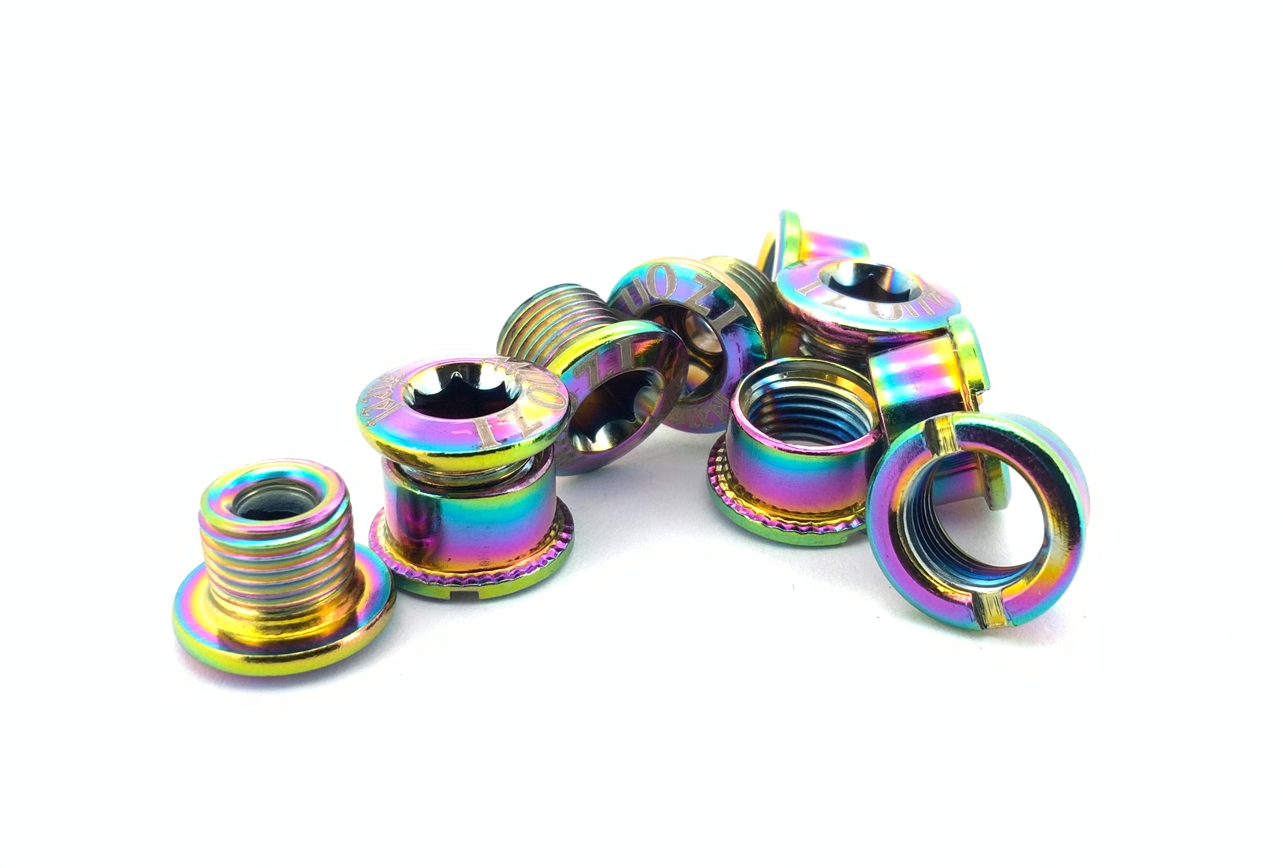 Chainring bolts- oilslick