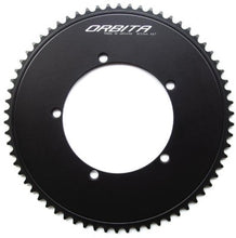 Load image into Gallery viewer, Track chainring, elite track chain ring, Orbita, Orbita.com, track chainring, velodrome chainring, track chainring, ukraine made chainring, sprinter chain ring, flying 200m,  best chainring selection, custom chainring, track chainrings, velodrome, 144bcd, 