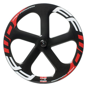 FFWD Five-T Carbon Tubular Front Wheel - Black/Red- call for availability
