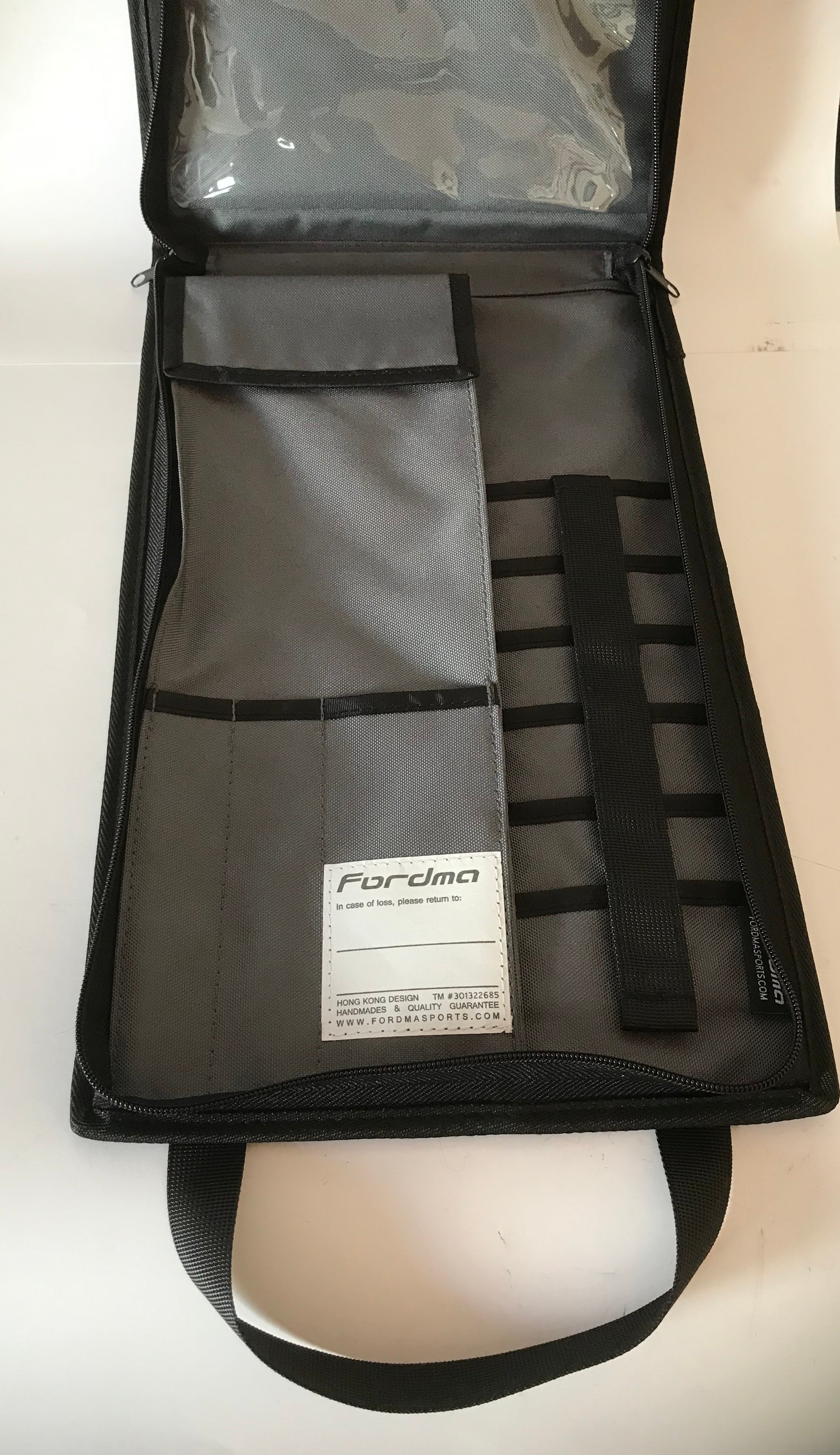 Track tote bags- keep all your gear in one spot