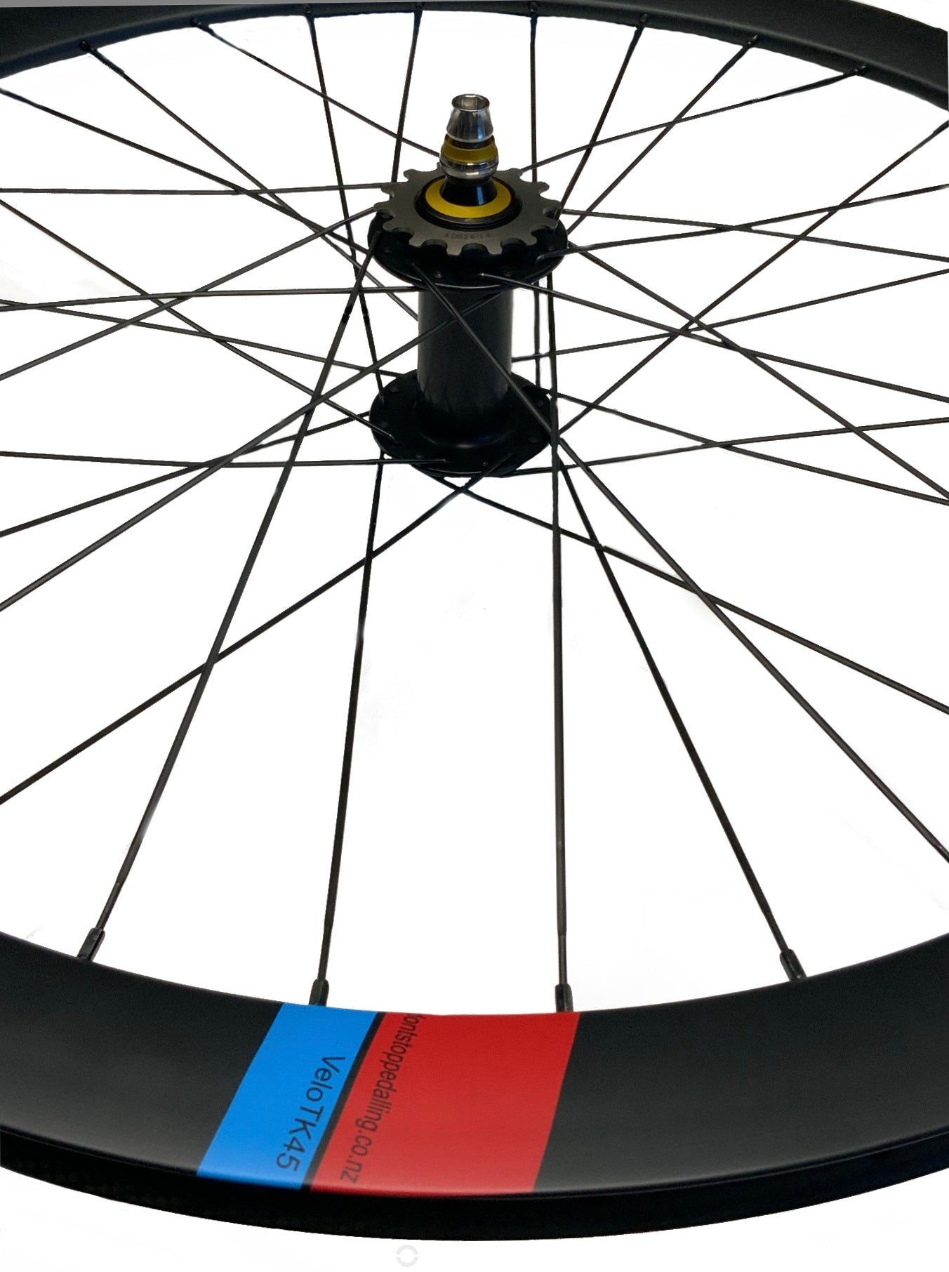 Dontstoppedalling schools/juniors race wheels- Lazarus hubs UDT finished rims