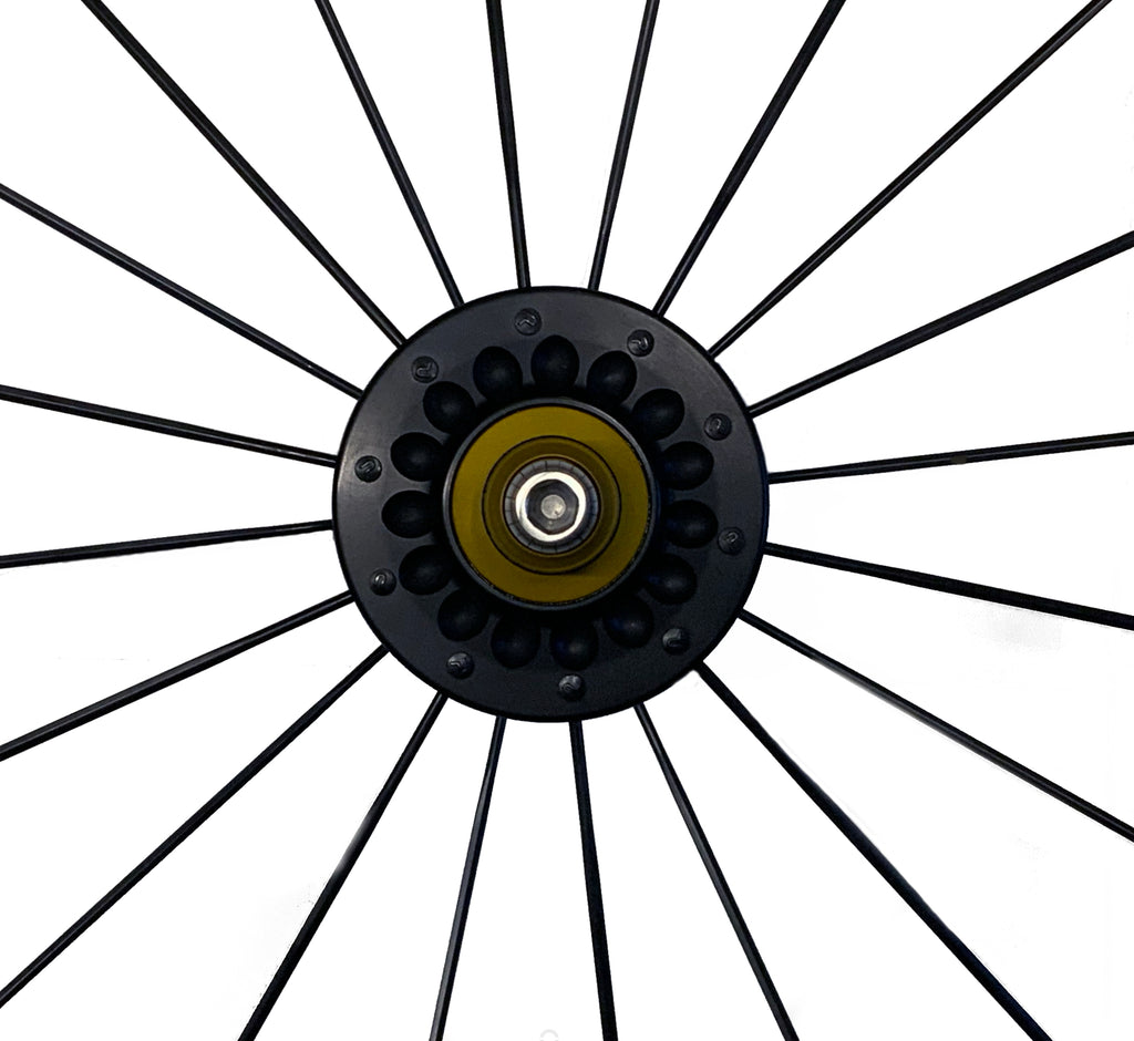 Dontstoppedalling schools/juniors race wheels- Lazarus hubs UDT finished rims