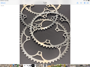 NZ made West steel  chainrings