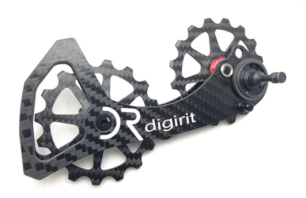 Over sized derailleur pulley system-Digirit [SRC] Carbon Pulley kit SRAM 1616