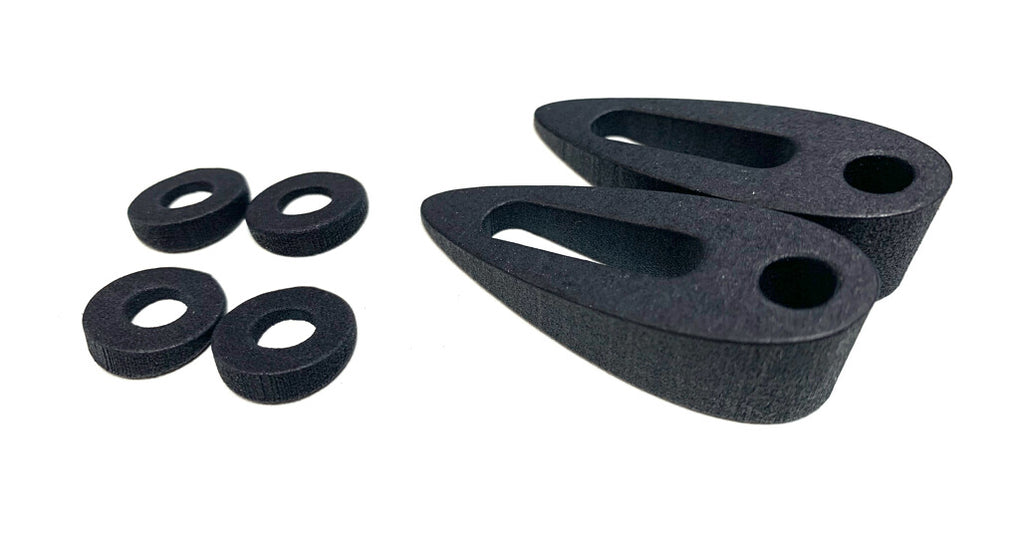 AeroCoach angled spacers for arm rests