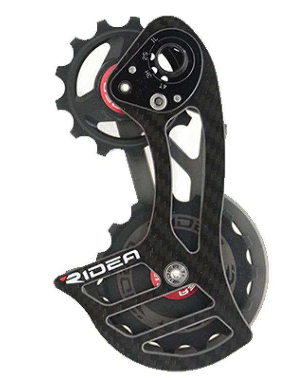 Over sized derailleur pulley system-Ridea RD1 C35 ceramic ball
