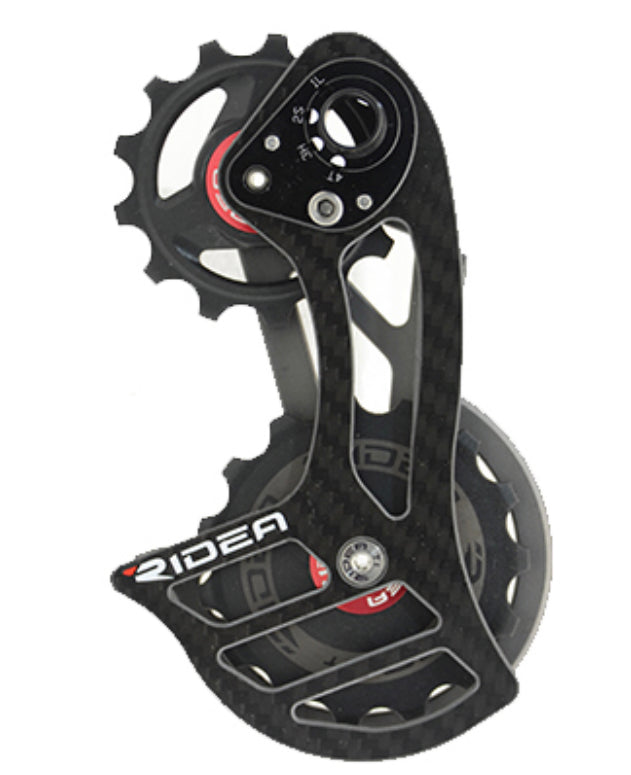 SHIMANO - RIDEA ビッグプーリーC35 RD CAGE RDアルテグラ6800 Over sized derailleur pulley system-Ridea RD1 C35 ceramic