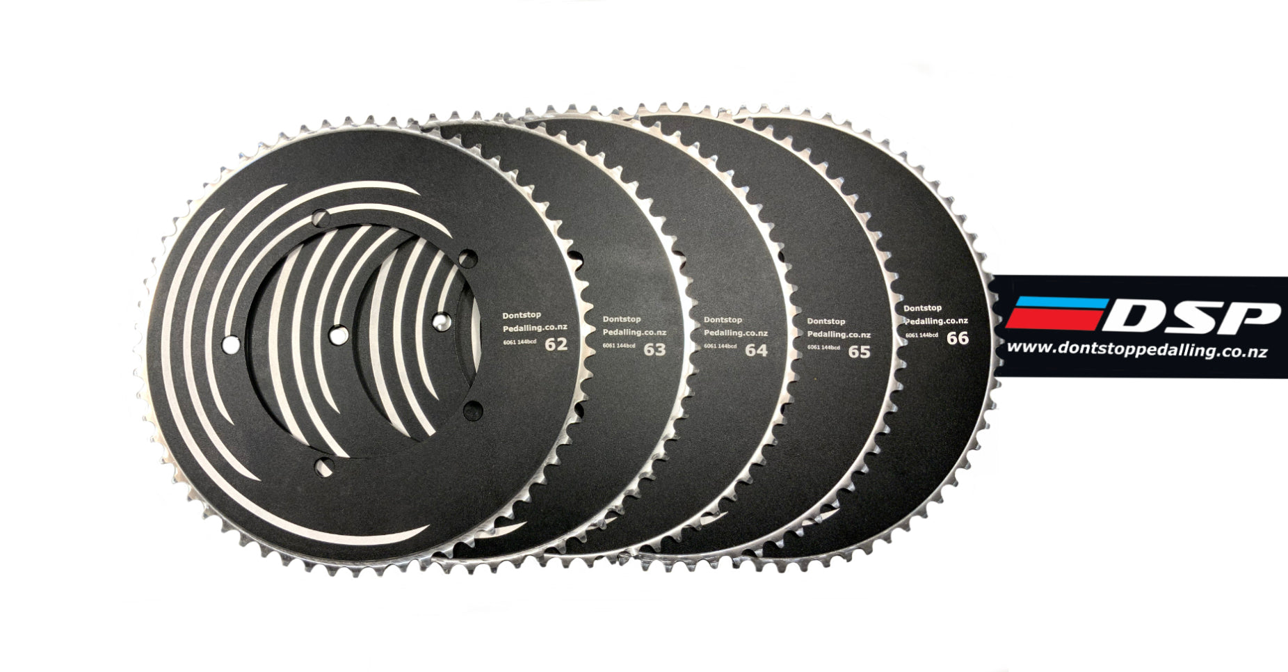 Dontstoppedalling aero chainrings 62-66 t rings – Dont Stop Pedalling
