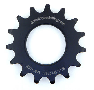 DSp, Dontstoppedalling.com, dontstoppedalling.co.nz, track sprockets, track cogs, 12t, 13t,14t,15t,16t,17t, training track sprocket, best value track sprocket, velobike, velo, velodrome sprocket, best selection tracksprockets, Trackie, track cyclist, velodromes,, 