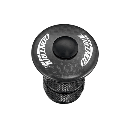 Stem expander carbon top cap.