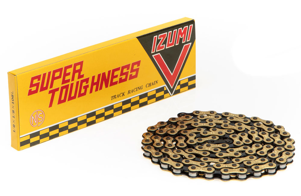 Izumi chain, did chain, supertoughness chain, Ceramic speed track chain, fastest track chain, velodrome chain, single speed chain, bicycle chain