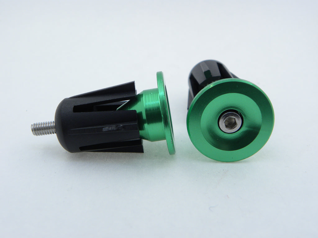 BAR ENDS- alloy finished with screw plunger