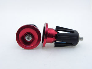 BAR ENDS- alloy finished with screw plunger