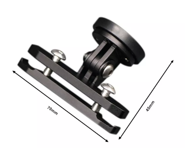 Adjustable underseat computer mount