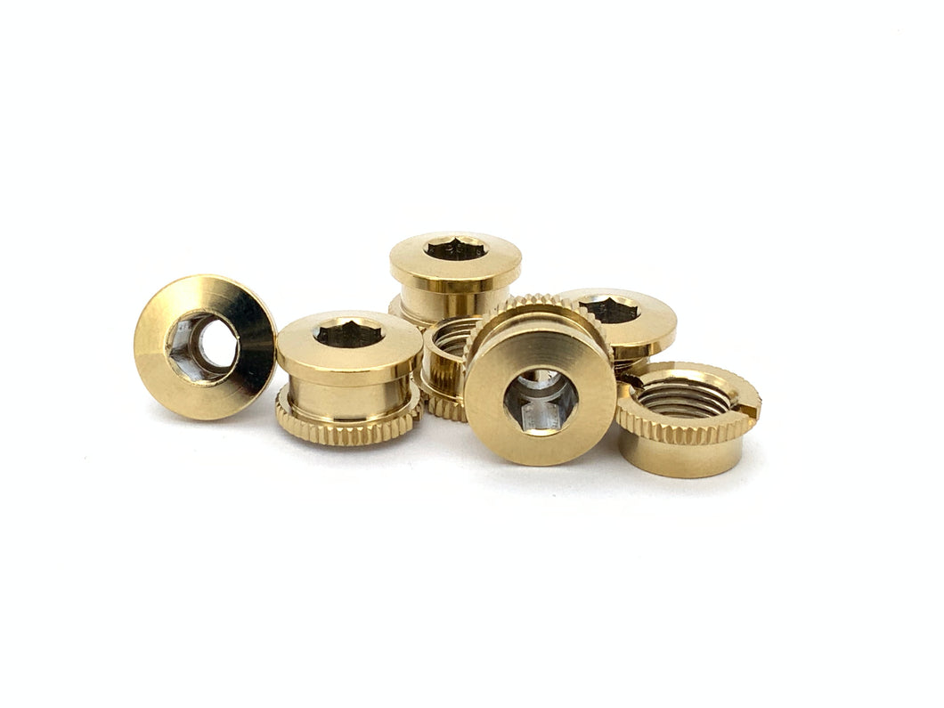 Chainring bolts GOLD TONE