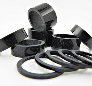 carbonbar spacers, handle bars risers, carbonspacers, fork sapccers, carbon washers, dontstoppedalling, DSP