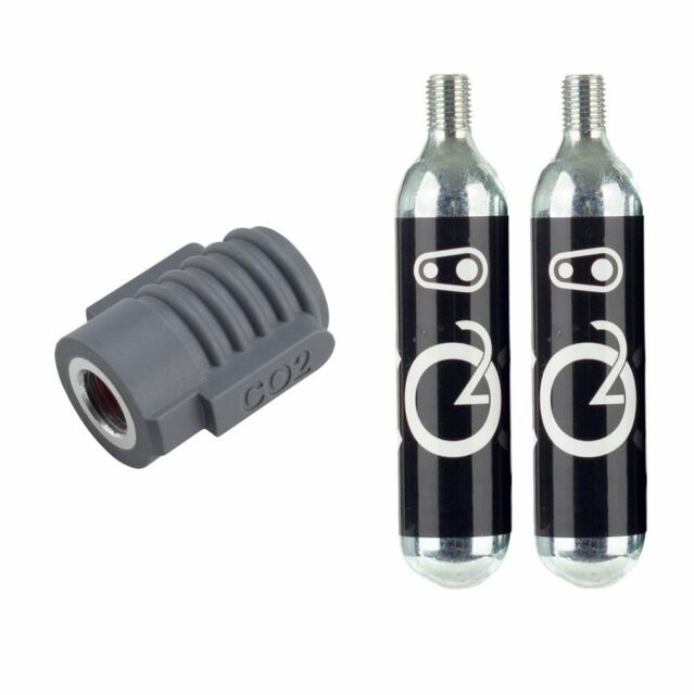 Crank Bothers Klic CO2 Inflator + 2 Threaded Cartridges