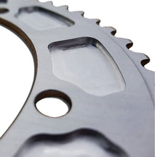 Load image into Gallery viewer, T-Town, velodrome, trackie,   chainring, aero chainrigns, big chainrings, CNC machined chainrings, Custom chainrings, andel, alloy chainring, 144bcd chainring,chainringsTrack chainring, elite track chain ring,  track chainring, velodrome chainring, track chainring, Polish made chainring, sprinter chain ring, flying 200m,  best chainring selection, custom chainring, track chainrings, velodrome, 144bcd, MStar track chainring, rotor, Mstar chainring